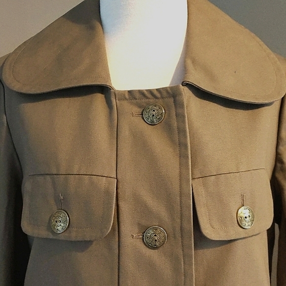 Kristian Alfonso NWOT's Women's Peacoat with Gold Button Accents Sz Med - Picture 2 of 9